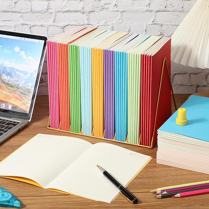 Handepo 100 Pack Composition Notebooks A5/A6 Ruled Lined Composition Kraft - Image 6