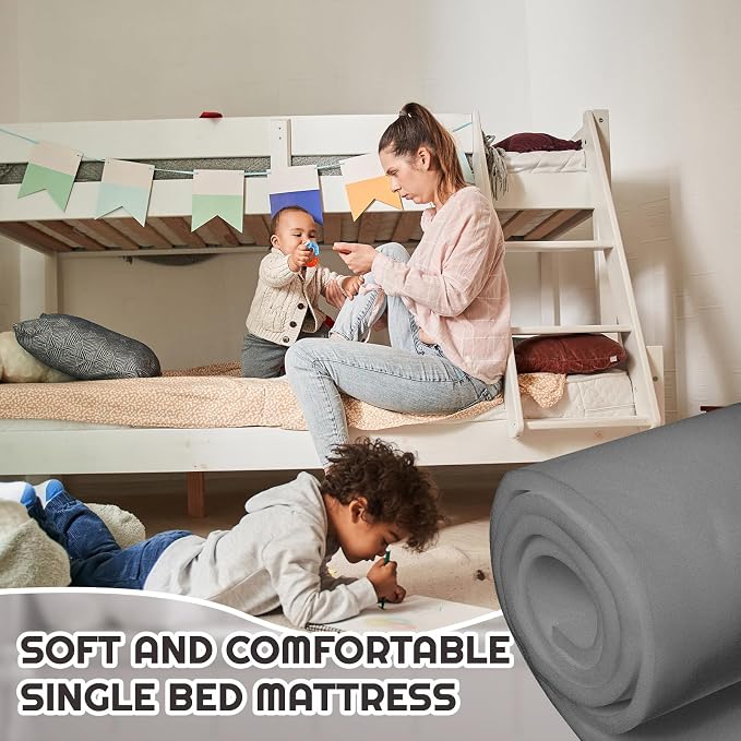 Amylove Polyurethane Foam 24" x 72" High Density Cushion Upholstery Foam Sheet - Image 7