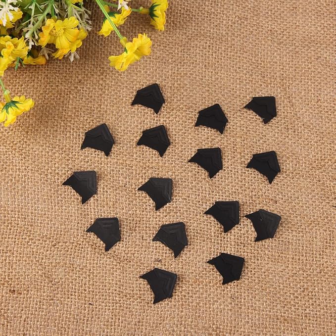GOONAVI 15 Sheets 360 Pcs Black Acid-Free Photo Corners Mounting Self Adhesive - Image 7