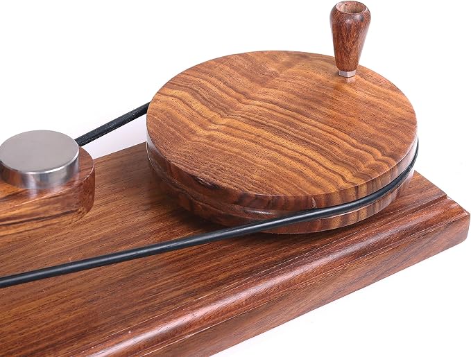 Large Handcrafted Wooden Yarn Winder & Swift – Rosewood Brown Ball Winder - Image 9
