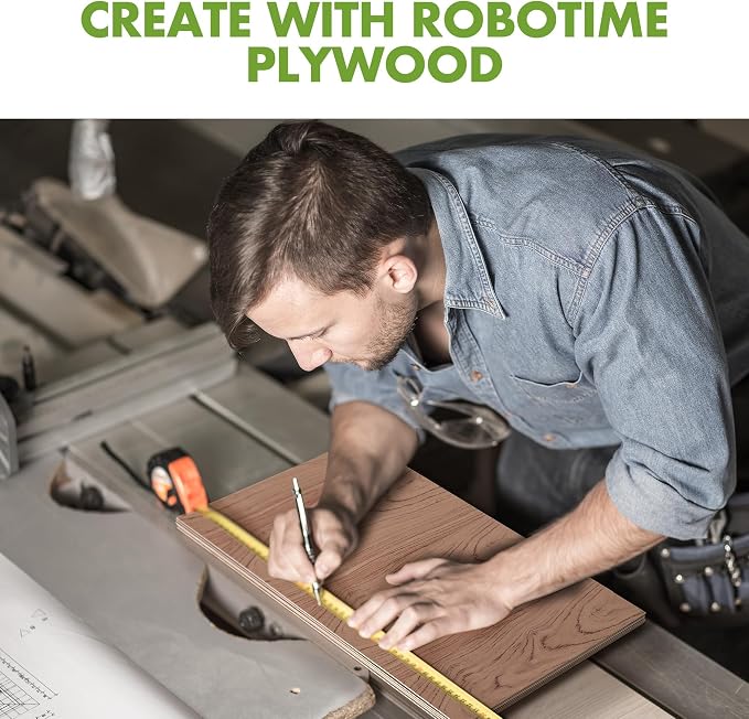 ROBOTIME 3mm Plywood for Laser Cutting, Crafting Wood for DIY Projects - Image 5