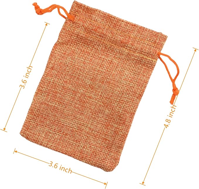 Palmhomee Pack Of 25 Burlap Gift Bags - Image 3