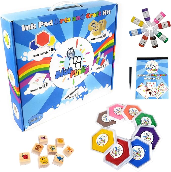 Washable Stamp Pads for Kids Arts and Crafts Jumbo Non-Toxic Ink - Image 9