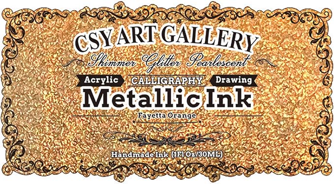 CSY art gallery Metallic Acrylic Paint Ink-Craft Paint-Calligraphy Inks - Image 2