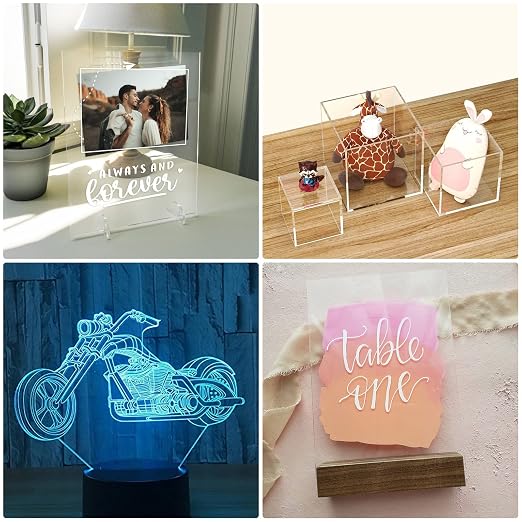 Pack of 10 Clear Acrylic Sheet 5" x 7" Cast Plexiglass Panel 1/8" Thick - Image 7