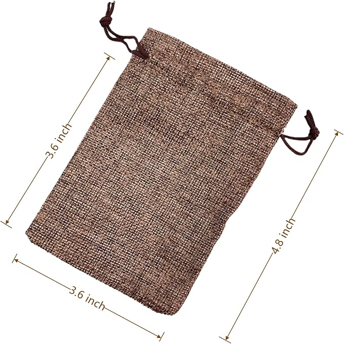 Palmhomee Pack Of 25 Burlap Gift Bags - Image 3