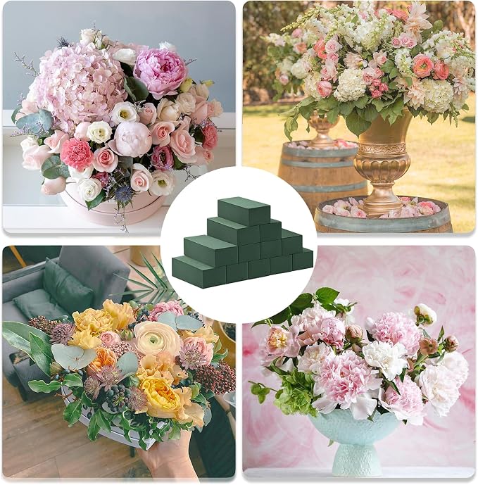 Tunnkit 12 Pcs Wet & Dry Floral Foam Blocks - Image 5