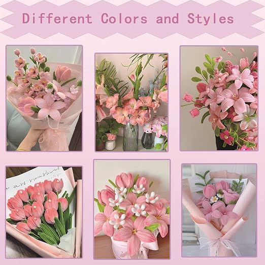 Pipe Cleaners Craft, Floral Tape, - Image 6