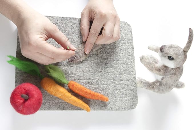 Made in USA, Needle Felting Pad, 100% Natural Wool, - Image 3