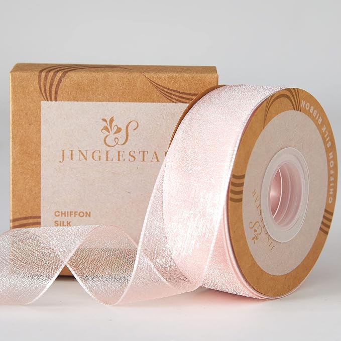 1 Inch Wide Sheer Chiffon Ribbon - Image 8