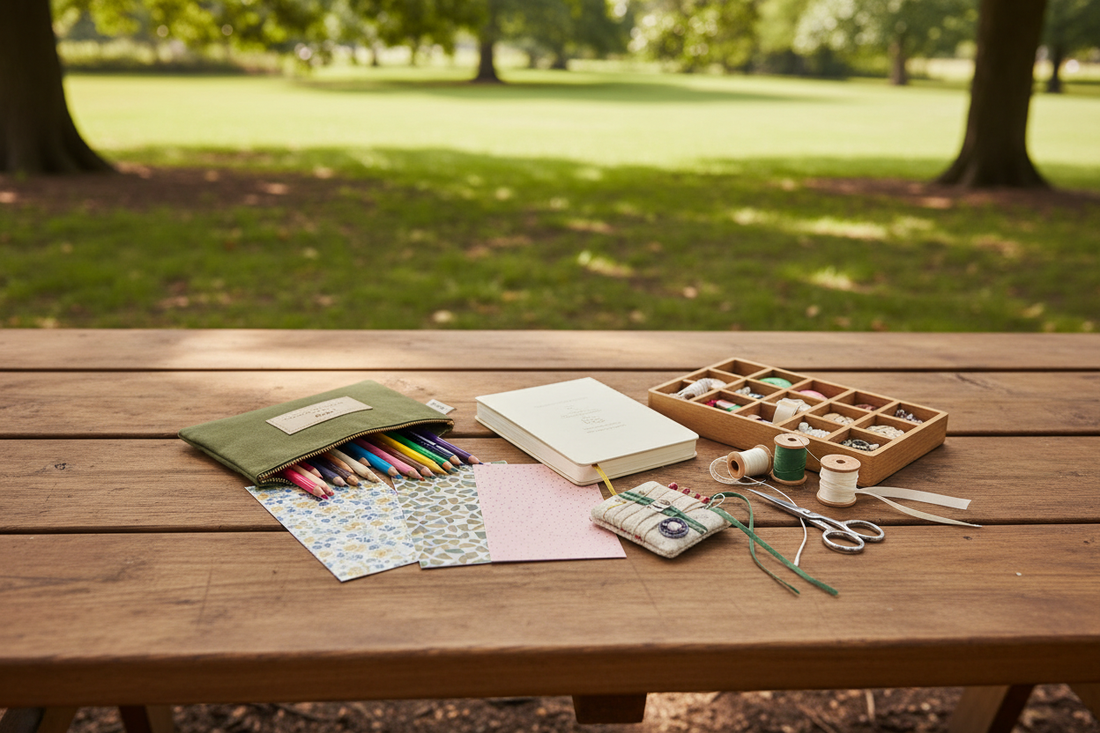 How to Pack a Small Craft Kit for a Picnic, Park Day, or Family Visit