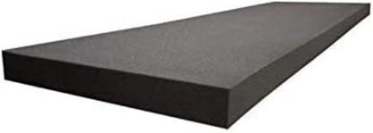 GoTo Foam 2" x 24" x 72" Black Upholstery Foam Sheet by GoToFoam