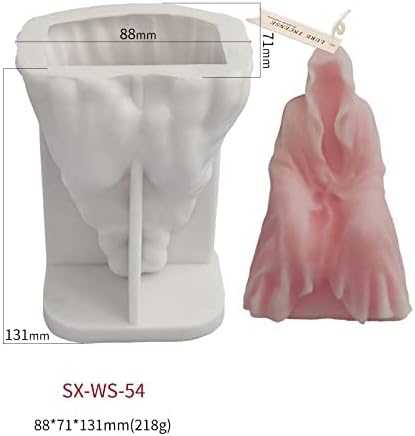 Skull Head Halloween Candle Molds - Image 3