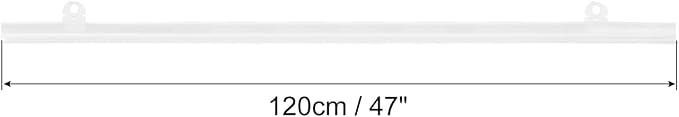 MECCANIXITY PVC Poster Hanger Rail Poster Strip Bar 120cm/47inch Clear - Image 2