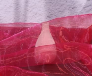 Two-Tone Iridescent Holographic Organza Fabric - Image 8