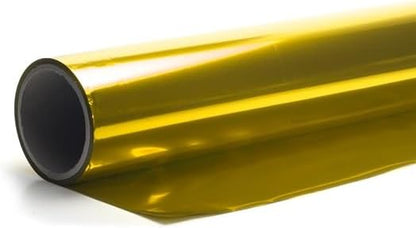 Anderson's Gold Shiny Metallic PVC Roll: 47" x 100' Flame-Resistant Event Decor by Andersons