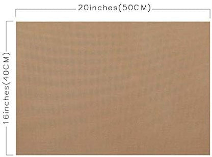 3 Pack PTFE Teflon Sheet 16 x 20" and 3 Rolls 10mm X 33m Heat Resistant - Image 2