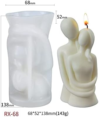 Love Couple Silicone Resin Mold - Image 3