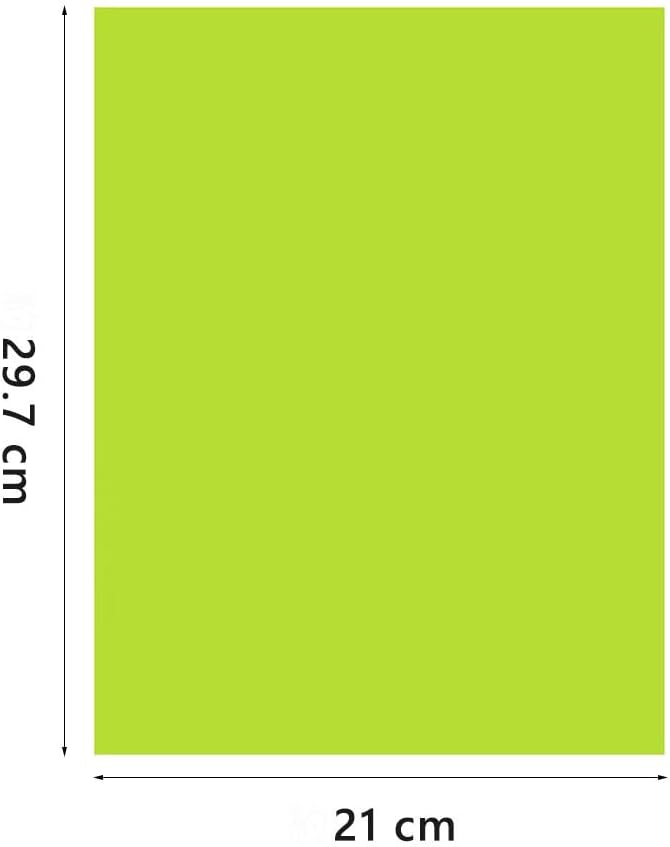 A4 Origami Paper Yellow Green 100 Sheets, 8.27×11.7 inch Double Sided Color - Image 2