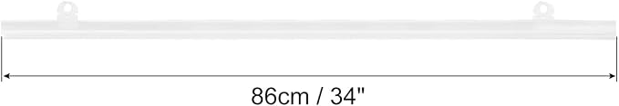 MECCANIXITY PVC Poster Hanger Rail Poster Strip Bar 86cm/34inch Clear - Image 2