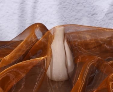 Two-Tone Iridescent Holographic Organza Fabric - Image 7