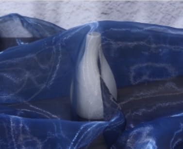 Two-Tone Iridescent Holographic Organza Fabric - Image 5