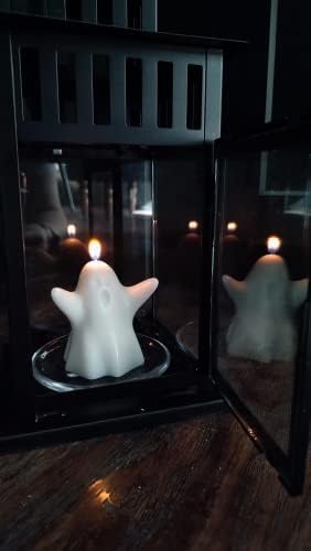Silicone Candle Molds Set, 2 Pieces Ghost Halloween Molds and 20 Pieces Candle - Image 3