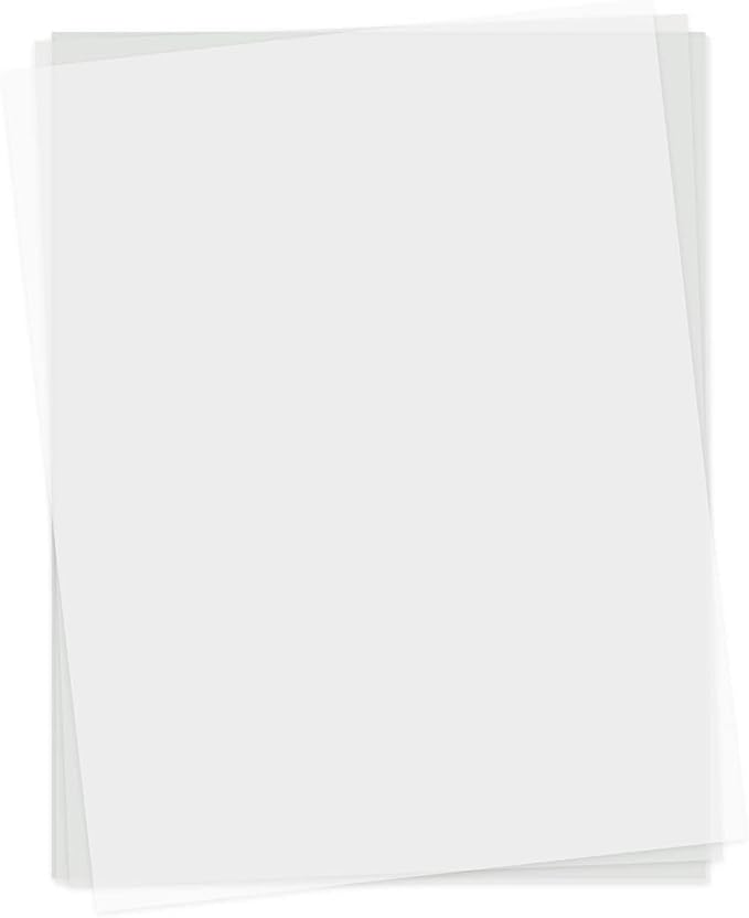 100 Pack Translucent Vellum Paper, 8.5 x 11 Inches by ASDICOXB