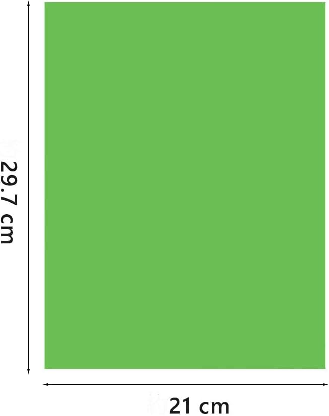 A4 Origami Paper Green 100 Sheets, 8.27×11.7 inch Double Sided Color Easy Fold - Image 2