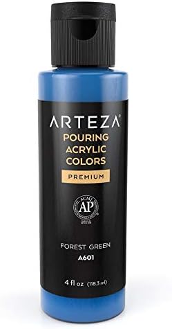 ARTEZA Acrylic Pouring Paint Set, 4 Spring Colors, 4 oz Bottles, High-Flow Paint - Image 2