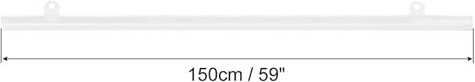 MECCANIXITY PVC Poster Hanger Rail Poster Strip Bar 150cm/59inch Clear - Image 2