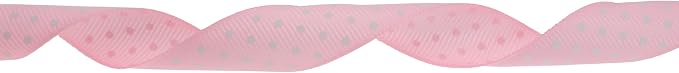 Polka Dot Grosgrain Ribbon 25 Yard Each Roll 100% Polyester - Image 2