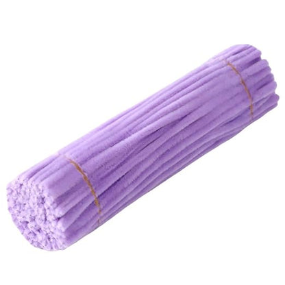 100 Pieces Pipe Cleaners Chenille Stem, Pastel Candy Color Pipe Cleaners Set - Image 2
