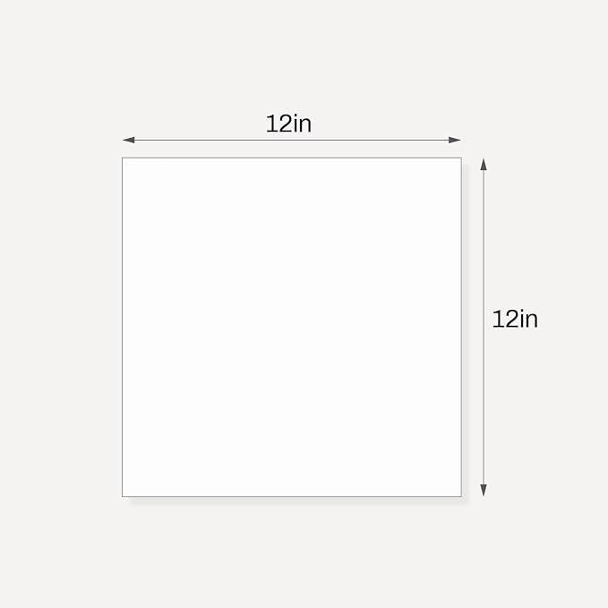 Somime 10 Pack Backing Boards, 12x12 Uncut White Mats Matboards, Acid-Free - Image 2
