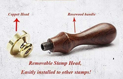 MNYR Vintage Tree of Life Tree Plant Wax Seal Sealing Stamp Embellishment - Image 4