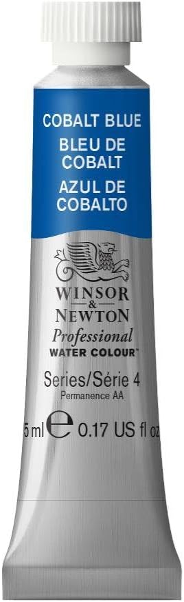 Winsor & Newton Professional Water Colour Paint, 0.17-oz Tube, Cobalt Blue by WinsorNewton