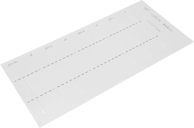 Fydun 10 Inch Log Cabin Quilting Rulers, Acrylic Quilters Edges Maker Template - Image 9