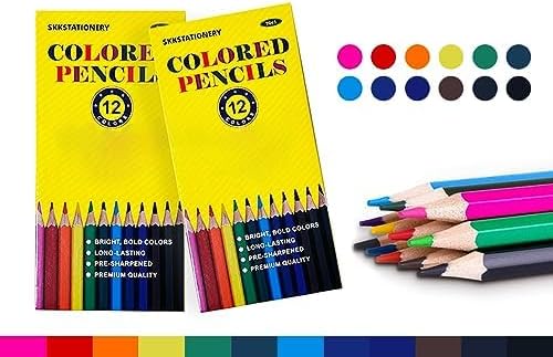 SKKSTATIONERY 288Pcs Colored Pencils, Coloring pencils Pre-sharpened, Back to - Image 2