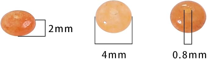 Natural Red Aventurine Disk Stone Beads 4x2mm 160pcs Rondelle Loose Semi - Image 5