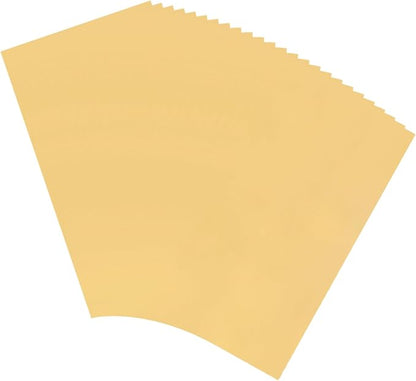 MECCANIXITY 50 Sheets Heat Reactive Foil, 20x29cm Laser Gold Foil Transfer by MECCANIXITY