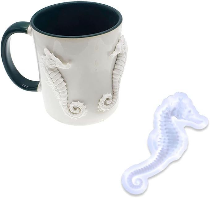 3PCS Marine Starfish Shell Hippocampus Resin Molds, DIY Handmade Baking Tools - Image 4