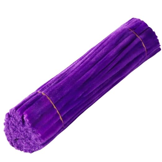 100 Pieces Pipe Cleaners Chenille Stem, Pastel Candy Color Pipe Cleaners Set - Image 4