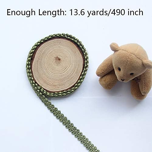 BEL AVENIR Braid Trim 1/2 inch 13.6 Yards French Gimp Basic Sewing Polyester - Image 3