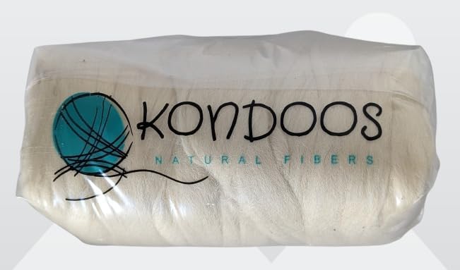 1 lb Wool roving Yarn unspun Fiber | Soft Chunky Jumbo Yarn - Image 2