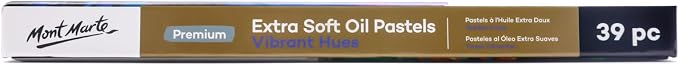Mont Marte Extra Soft Oil Pastels 39pc, Vibrant and Buttery, Versatile Art - Image 9