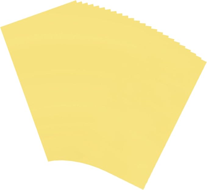 MECCANIXITY 50 Sheets Heat Reactive Foil, 20x29cm Light Gold Foil Transfer by MECCANIXITY