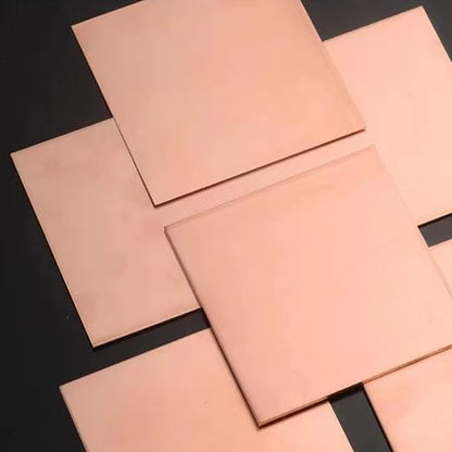 2 Pcs Copper Sheet, 24 Gauge Thickness, Double Sided Film Attached 99.9% Pure - Image 2
