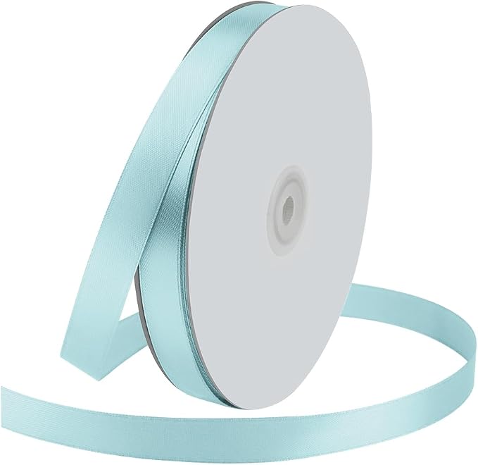 5/8" Wide x 100 Yards Single Face Polyester Satin Ribbon, Satin Ribbon by KMERLIFE