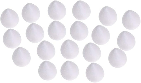 EORTA 80 Pieces Fondant Flower Forming Holders Oval Foam Flower Modeling by EORTA