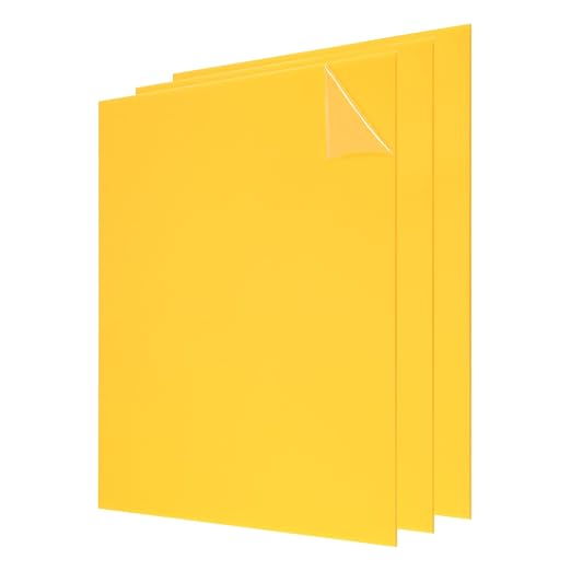 uxcell 3Pcs Acrylic Sheets 12x12 Inch Acrylic Panel 1/8 Inch-3mm Plastic Board by uxcell